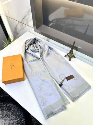 Loui_s Vuitton Stoles Scarfs Grey Fa 262