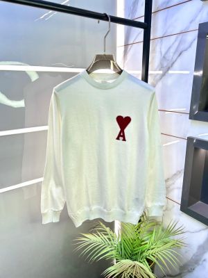 Ami White Imported Super Premium Sweatshirts F3298-WH