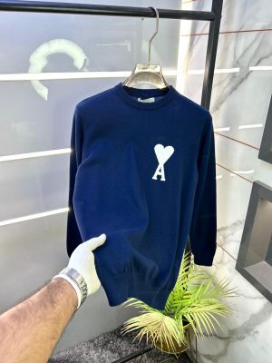 Ami Navy Imported Super Premium Sweatshirts F3298-NY