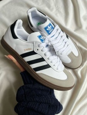 Adidas Samba White Black