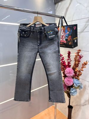 True Religio n Premium Imported Stretchable Lycra Fabric Boot Cut Back Flap pocket Design Denim with Brand Box and Carry Bag 3551