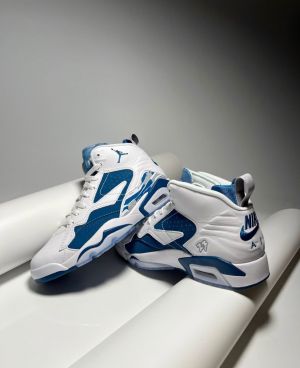 NIK.E JORDAN JUMPMAN MVP 678. WHITE INDUSTRIAL BLUE