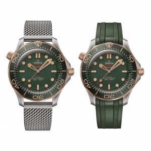 Omegaa Seamaster Professional Diver 300M Comes With Extra Silicone Strap 1 Watch 2 Styles