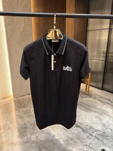 COAC_H BLACK IMPORTED POLO TSHIRT WITH BOX COTTON LYCRA