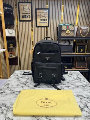 Prada_Re_Nylon_Saffiano_Unisex_Backpack_With_DustBag_(Black-2684)