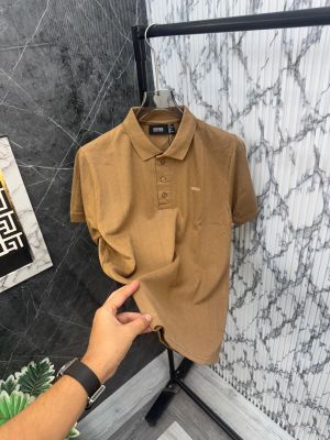 Hugo.Boss.Imported.Soft.Knitted.Fabric.Front.Embroidery.Logo.Very.Premium.Polo.Neck.Tshirt.