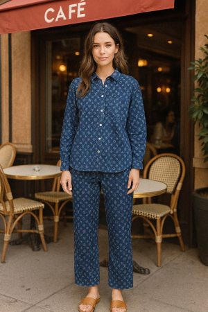 LV DENIM CO SET S65-BL