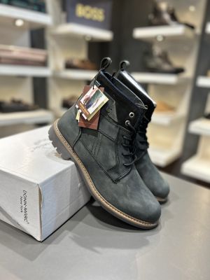 Donn-Marc 100% Geniune Leather Boot Grey -117