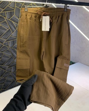 Calvin_Klein_Brown_Premium_Classic_Cargo_Baggy_Track_Pant_(1083)