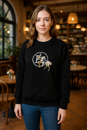 HERM SWEAT SHIRT BLACK S53-BK