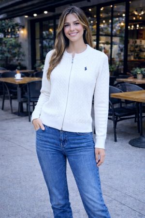 RL POLO SWEATSHIRT WHITE S82-W