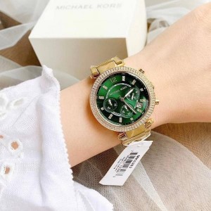 Michael Kors Parker Gold Green