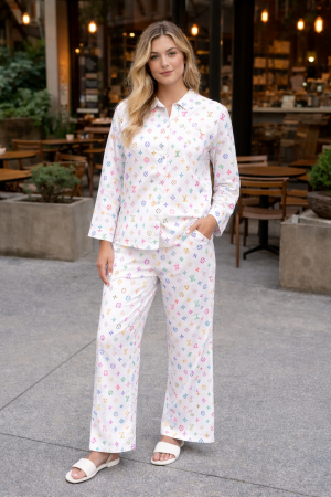 LV CO SET WHITE S64-W