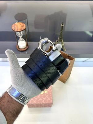 Coac_h Lether Belt Black Fa 196