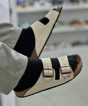 Birk enstock arizona Ivory Leather