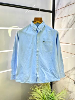 Lacost e Sky Oxford Lycra Premium Shirts F3038-SK