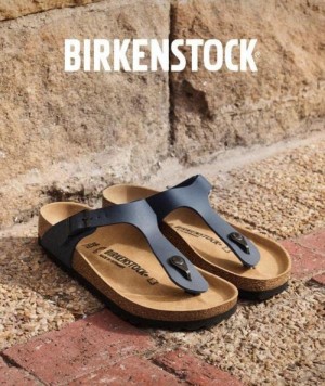 Birk enstock Gizeh Navy Blue Leather