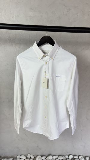 Gan_t White Classic Oxford Shirt 1009