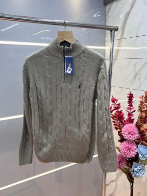 Ralph Laure n Premium Imported High Neck Knitted Pullover Half Zipper Style 3575