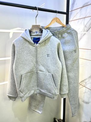 Louis_Vuitton Imported Grey Super Premium Track Suit F3321-GY