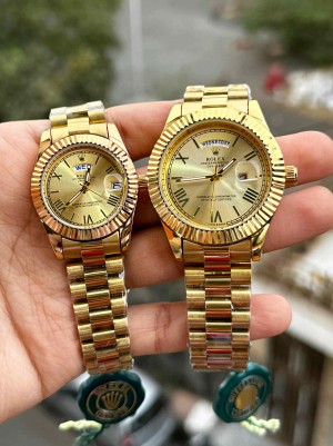 rolex_day date couple full gold