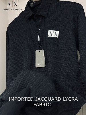 ARMANI_EXCHANGE_BLACK_PREMIUM_WRINKLE_FREE_SHIRT_WITH_BRAND_BOX_AND_CARRY_BAG_(933)