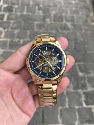 Tommy Hilfiger Gold Black Automatic