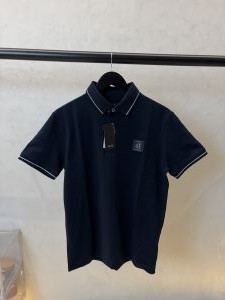 Arman_i Exchange Classic Polo T-Shirt Navy Blue 1076