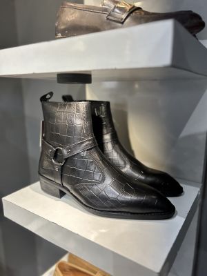 Donn-Marc Cuban heel Geniune Leather Chelsea 8602