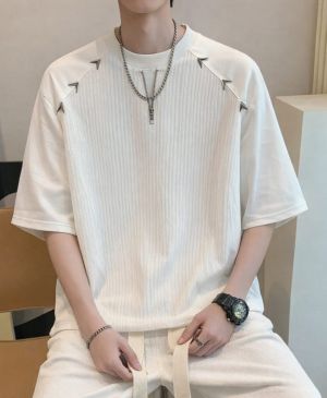 KOREAN IMPORTED HIGH DEMAND ARTICLE T-SHIRT WHITE