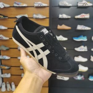 Onitsuka Tiger Mexico 66 Slipon BlackWhite Leather