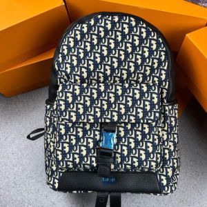 CHRISTIAN DIO_R BAGPACK WITH DUST BAG PREMIUM QUALITY (BLUE)