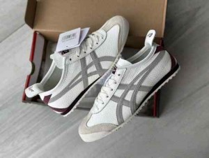 Onitsukaa Tiger Mexico 66 White Grey Berry