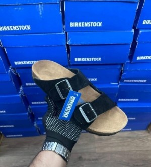 Birke nstock Arizona Suede black