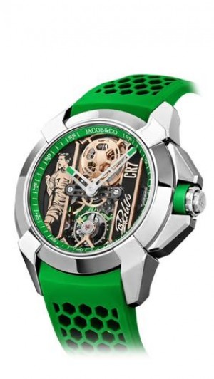 JACOB CO CR7 STAINLESS STEEL GREEN