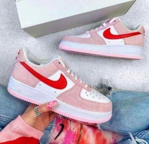 Nikee Airforce 1 valentines day love letter gor her
