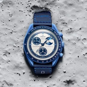 Omga Moon s watch Blue