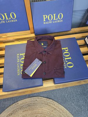 R L Denim shirts D Wine K152-DWN