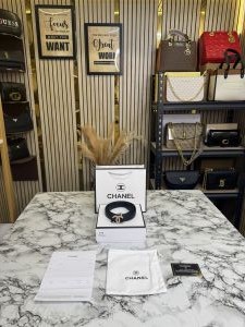 Chane_l Premium Quality Golden Initials Buckle With Box And Dust Bag Including Carry Bag (24)