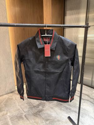 Gucc i Black brown leather Jacket