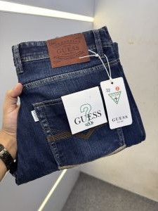 GUESS PREMIUM DARK BLUE DENIM JEANS STRAIGHT FIT LENGHT 41