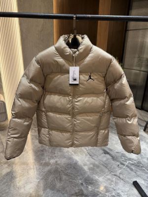 Nik e Jordan Beige premium puffer jacket