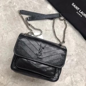 YSL_Saint_Laurent_Niki_Baby_Crinkle_Vintage_Leather_Black_With_OG_Box_&_Dust_Bag_6029