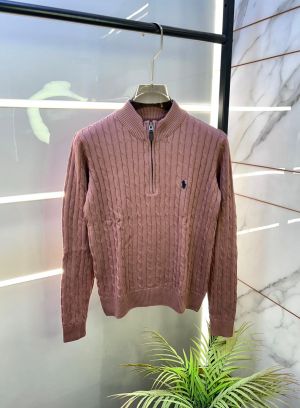 Ralph_Lauren Light Pink Imported knitted Premium Pullovers F3216-LPI