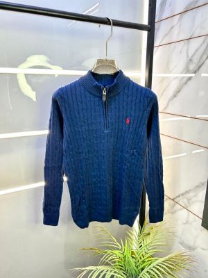 Ralph_Lauren Navy Imported knitted Premium Pullovers F3216-NY