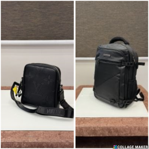 CK Backpack_K10-1_Black -  LV Sling Bag 66224-10_Black