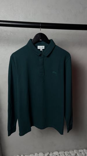 Lacost_e Full Sleeve Polo T-Shirt Green 1065