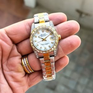 ROLEX_LADIES_GOLD-TT-WHITE