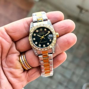 ROLEX_LADIES_GOLD-TT-BLACK