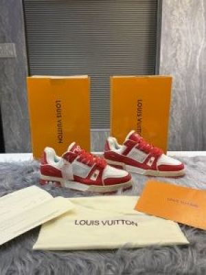 Louis-Vuitton-Trainer-Red